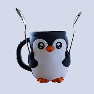 Closeup view of insulated ice cream cozy showing snug fit around pint container and built-in spoon slot