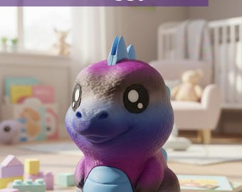 3D Printed Dinosaur Piggy Bank: Kids Room Decor