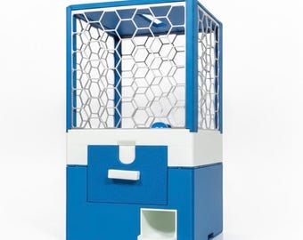 Gacha Pop Stackable Vending Machine | Modular Capsule Dispenser | Mini Gachapon Toy | Desk Toy Gift | Party Prize Machine