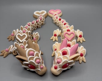 Sugar Cookie Dragon: 3D Printed Articulated Fidget Toy