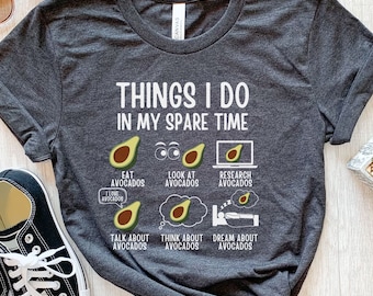 Avocado Shirt, Avocado Gift, Avocado Print, Vegan Shirt, Avocado Fruit Shirt, Gift For Her, Avocado Kids Tee, Funny Avocado T Shirt