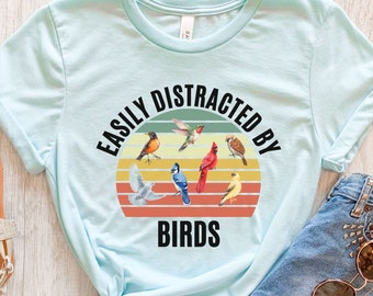 Birds Shirt, Bird Watching Shirt, Bird Gift, Bird T Shirt, Bird Lover Gift, Bird Graphic Tee, Nature Shirt, Birding Shirt, Gift For Her