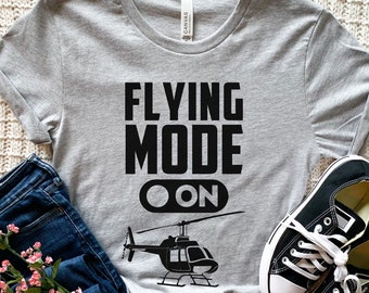 Camiseta de helicóptero, camiseta divertida de helicóptero, regalos de helicóptero, camiseta de piloto de helicóptero, regalo para piloto de helicóptero, regalo para papá, regalo para él
