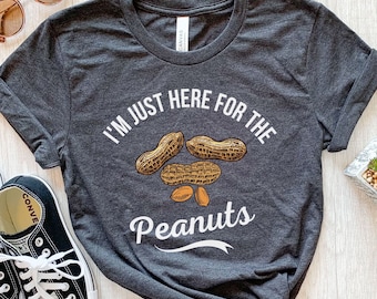 Shirt Peanut, grappige Peanut-T-shirt, Peanut cadeau voor hem, Peanut-T-shirt meisjes, Peanut-T-shirt heren, Peanut-T-shirt kinderen, Peanut-shirt dames