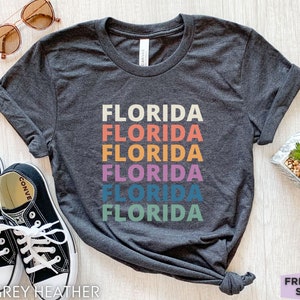 Florida Shirt, Florida State Shirt, Florida Crewneck, Florida Gifts For Mom, Girls Florida Tee, Womens Florida T-shirt, Florida Trip Shirts