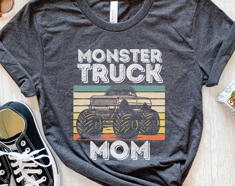 Monster Truck Mom Shirt, Monster Truck Birthday Shirt, Monster Truck Party, Monster Truck Gift, Monster Truck Family Tshirt, Mom Gift