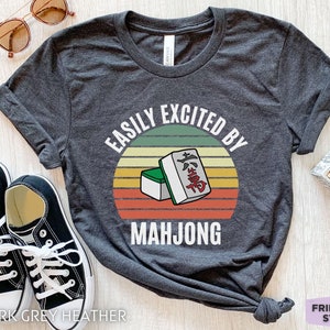 Mahjong-Spiel-Shirt, lustiges Mahjong-T-Shirt, Mah-Jong-T-Shirt, Mahjong-T-Shirt, Mahjong-Spieler-Geschenke, Mahjong-Spiel, Mahjong-T-Shirt, Mah-Jongg-T-Shirt
