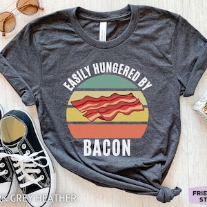 Bacon Shirt, Funny Bacon T-shirt, Bacon Gifts, Girls Bacon Tee, Bacon Theme, Bacon T-shirt, Butcher Gift, Mens Bacon T Shirt, Kids Bacon Tee