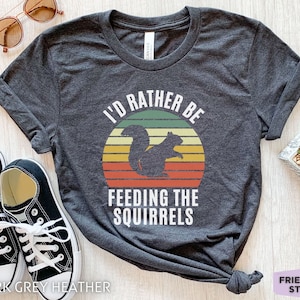Camiseta de ardilla, camiseta de ardilla, regalos de ardilla, camiseta de ardilla para niños, camiseta de animal, camiseta de moda, regalo para ella, regalo para él, camiseta gráfica