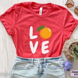 Orange Shirt, Orange Fruit Shirt, Orange Gifts, Fruit Shirt, Garden Shirt, Oranges Shirt, Citrus Shirt, Gift For Her, Orange Kids Tee