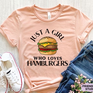 Hamburger Shirt, Funny Hamburger T Shirt, Hamburger Gifts, Burger Foodie Shirt, Fast Food Shirt, Hamburger Kids Tee, Burger Tshirt