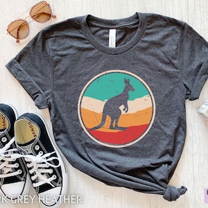 Känguru Shirt, Känguru Kunst, Känguru Top, Känguru Geschenke, Tier Shirt, Zoo Shirt, Kinder T-Shirt, Wildlife Shirt, Australien Shirt, Tier T-Shirt