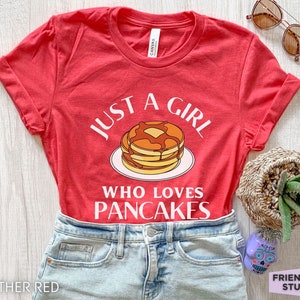 Girls Pancake Shirt, Pancake Gift For Mom, Womens Pancake T-Shirt, Kids Pancake Tee, Pancake Party, Pancake Lover Gift, Breakfast Shirt