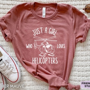 ヘリコプター シャツ、女の子用ヘリコプター T シャツ、ヘリコプター ギフト、チョッパー T シャツ、ヘリコプター パイロット T シャツ、ヘリコプター T シャツ、ヘリコプター スクール