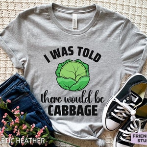 Cabbage Shirt, Funny Cabbage Tshirt, Cabbage Gifts For Her, Vegetable Shirt, Cabbage Tee For Mom, Womens Cabbage T-shirt, Gardening Shirt