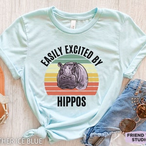 Shirt nijlpaard, nijlpaardcadeaus, nijlpaardshirt, dierentuinshirt, safarishirt, shirt grappig dier, verjaardag nijlpaard, cadeau voor haar, nijlpaard kinder-T-shirt