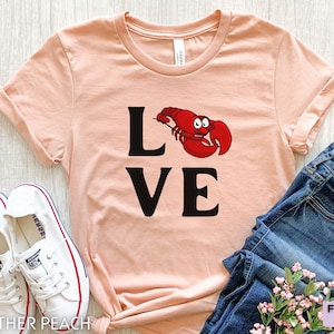 Lobster Shirt, Lobster Gifts, Cute Lobster T Shirt, Kids Lobster Tee, Lobster Birthday, Seafood Lover, Gift For Her, Gift For Daughter