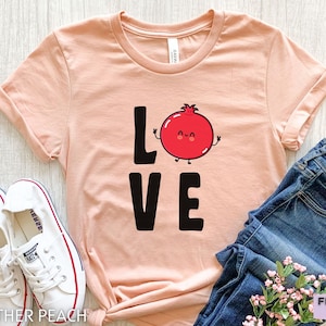 Pomegranate Shirt, Pomegranate Gifts, Cute Pomegranate T-shirt, Kids Pomegranate Tee, Fruit Shirt,  Fruit Shirt, Pomegranate Birthday Gift