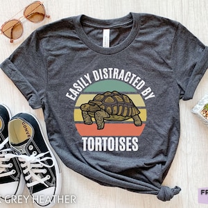 Funny Tortoise Shirt, Tortoise Gift For Friend, Kids Tortoise Tee, Retro Tortoise T-shirt, Graphic Tee, Birthday Gift, Pet Tortoise Gifts