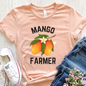 Mango Shirt, Mango Farmer, Mens Mango T-shirt, Mango Gifts, Mango Fruit Grower Tee, Fruit Shirt, Mango Graphic Print, Mango Cultivator Gift