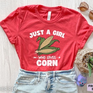 Corn Shirt, Funny Corn Tshirt, Corn Gifts For Her, Girls Corn Tee, Corn Farm Shirt, Corn Festival, Womens Corn T Shirt, Corn T-shirt
