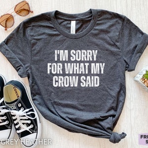 Krähe Shirt, Krähe Geschenke, Krähe Kinder T-Shirt, Krähe Vogel Tshirt, Krähe T Shirt, Corvid Shirts, lustiges Shirt, Tier Shirt, Papa Geschenk, Mama Geschenk