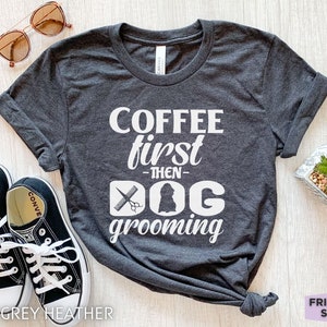 Shirt hondentrimmer, grappige T-shirt hondentrimsalon, cadeaus hondentrimmer, cadeau voor huisdiertrimmer, shirt dierenkapper, cadeau voor hem, verjaardagscadeau