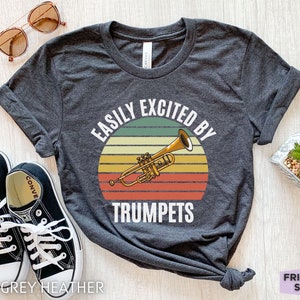 Trumpet Player Shirt, Trumpet Teacher Gift, Funny Trumpet T Shirt, Trumpet Instrument T-shirt, Kids Trumpet Tee, Jazz Player Gift For Father
