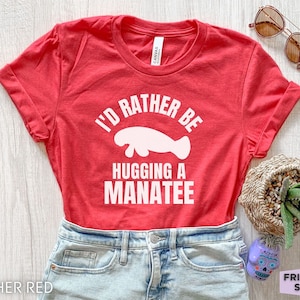 Manatee Shirt, Manatee Gifts, Manatee Kids Tee, Florida Manatee T Shirt, Manatee Cruise, Sea Cow Shirt, Gift For Her, Gift For Him