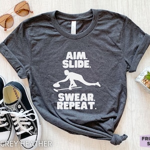 Curling Shirt, Curling Stone Shirt, Curling Gifts, Sport Shirt, Curling Sport, Curling Tshirt, Curling T Shirt, Funny Curling Tee, Mom Gift