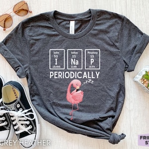 Flamingo-Shirt, lustiges Flamingo-T-Shirt, Flamingo-Geschenk für Freund, Flamingo-T-Stück, schlafendes Hemd, Flamingo-Vogel-T-Shirt, Flamingo-Geschenk für sie