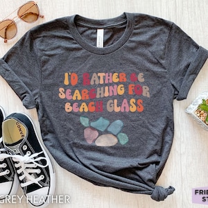 Beach Glass Shirt, Beach Glass Gifts, Beach Glass Hunting, Sea Glass Shirt, Sea Glass Gifts, Gift For Her, Beachcombing Lover, Kids Tee