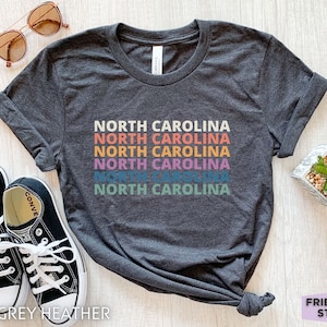 North Carolina Shirt, North Carolina Gifts, North Carolina State Shirt, North Carolina Tee, North Carolina T-shirt, North Carolina Travel