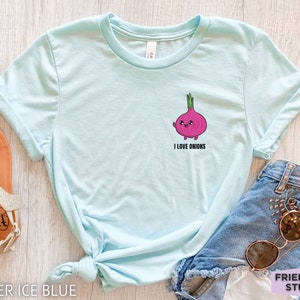 Onion Shirt, Pocket Onion Tshirt, Cute Onion T Shirt, Onion Shirts For Kids, Onion Graphic Tee, Onion Farm, Garden Shirt, Gift For Her