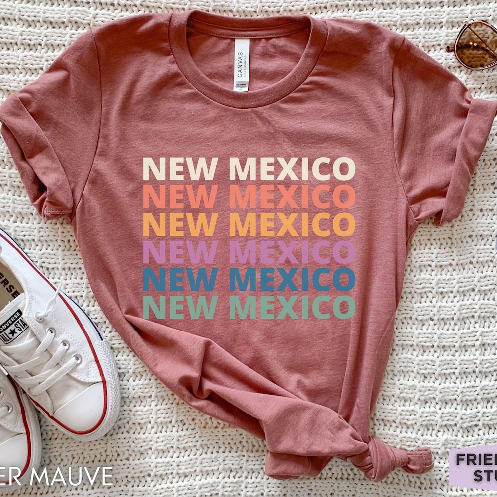New Mexico Shirt, New Mexico City Shirt, New Mexico Gifts, Game Day Shirt, Travel Shirt, Vacation Shirt, State Pride, New Mexico Trip Shirt Bespoketshirt