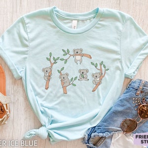 Camiseta de coala, camiseta engraçada de coala, presentes de coala, camiseta de coala para meninas, camiseta infantil de coala, camiseta de coala, urso de coala, zoológico da Austrália, presente da Austrália