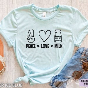 Milk Shirt, Milk Gifts, Funny Milk T Shirt, Milk Kids Tee, Milk Lover, Dairy Farmer Gift, Milker Gift, Gift For Her, Shirts For Women