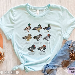 Camicia d&#39;anatra, T-shirt d&#39;anatra divertente, Regali d&#39;anatra, Maglietta d&#39;anatra per ragazze, Uccello d&#39;anatra, Anatra selvatica, Maglietta d&#39;anatra, Maglietta d&#39;anatra, Fattoria di anatre, Camicia di uccelli acquatici