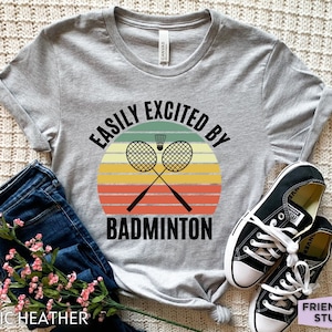 Badminton Shirt, Badminton T Shirt, Badminton Player Gifts, Funny Sports Shirt, Badminton Tshirt, Badminton Mens Tee, Badminton Coach Gift