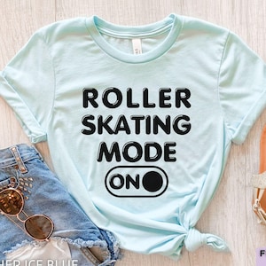Funny Roller Skating Shirt, Roller Skate Tee, Roller Derby Gift, Skater T Shirt, Roller Rink T-shirt, Quad Skate Tshirt, Skating Lover Top