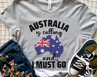Koszulka Australia, Zabawna koszulka Australia, Koszulka dla dzieci Australia, Prezent Australia dla niej, Koszulka wakacyjna Australia, Wycieczka dla dziewcząt Australia