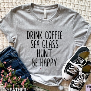 Sea Glass Shirt, Sea Glass Gifts, Beach Glass Shirt, Beach Glass Gifts, Sea Glass Hunting, Birthday Gift, Beachcombing Lover, Gift For Her