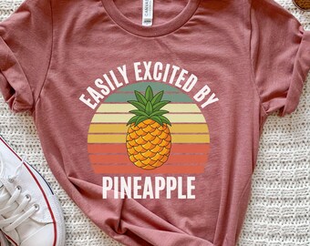 Pineapple Shirt, Pineapple Graphic Tee, Pineapple T-Shirt for Men and Women, Funny Pineapple Shirt, Cute Pineapple Gift,Summer Pineapple Top