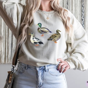 Ente Sweatshirt, Ente Shirt, Ente Geschenke, Vogel Sweatshirt, Gans Sweatshirt, Tier Sweatshirt, Entenjagd, Stockente Ente, Geburtstagsgeschenk