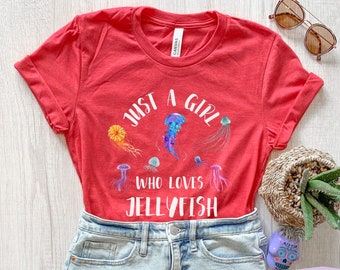Jellyfish Shirt, Jellyfish Gift, Jellyfish Art, Girls Jellyfish T Shirt, Womens Jellyfish Tshirt, Jellyfish Kids Tee, Gift For Her