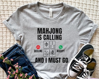Mahjong-t-shirt, Mahjong-spelare, present, rolig Mahjong-t-shirt, Mahjong-spel, Mahjong-tröja, Mah Jong-tröja, kinesiska spel, Mahjong-tävling