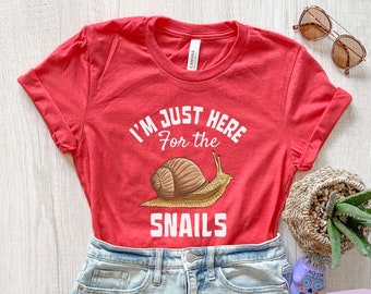 Schnecke Shirt, Schnecke Shirt, Garten Schnecke, Schnecke Print, Schnecke Geschenke, Gartenarbeit Shirt, Insekt Shirt, Käfer Shirt, Geschenk für sie, Garten Shirt