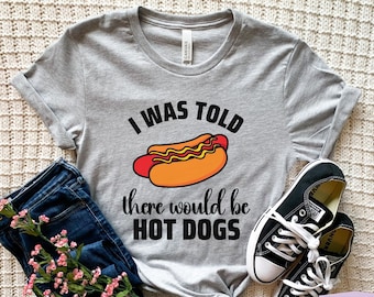 Camiseta de perrito caliente, regalo de perrito caliente, camiseta de amante de la comida, camiseta divertida de comida, regalo para ella, regalo para él, camisetas resistentes, camiseta de perrito caliente, camiseta de perrito caliente