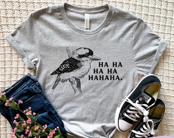 Kookaburra Shirt, Funny Kookaburra Tshirt, Kookaburra Gifts, Kookaburra Bird Tee, Kingfisher Shirt, Laughing Kookaburra, Australian Animals