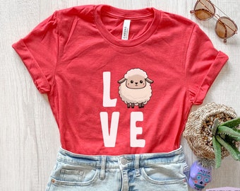 Sheep Shirt, Sheep Gifts, Funny Sheep T Shirt, Sheep Kids Tee, Gift For Daughter, Gift For Her Funny Shirt, Animal Shirt, Farm Shirt